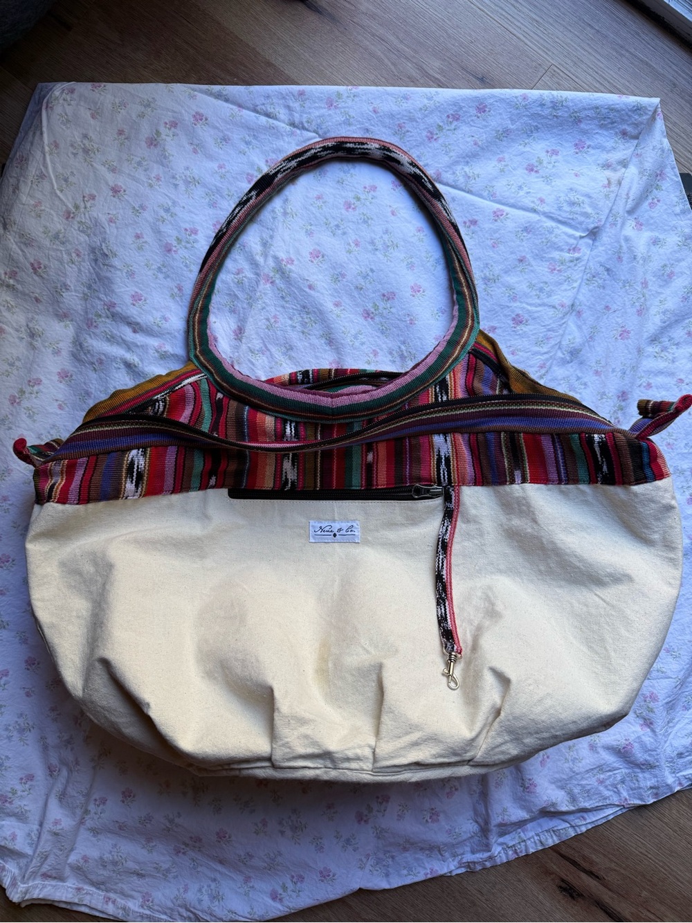Nena & Co. Multicolor Striped Boho Shoulder Bag - Picture 6 of 6
